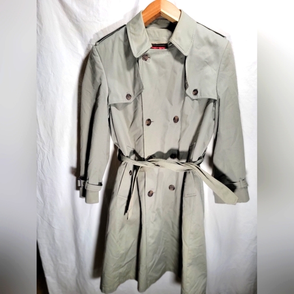 Vintage clipper mist londontown Corp 40 reg. Removable lining trench coat EUC - Picture 1 of 13